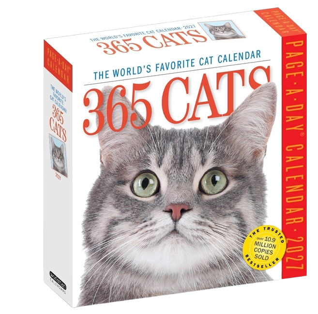 365 Cats Page-A-Day(r) Calendar 2027: The World's Favorite Cat Calendar