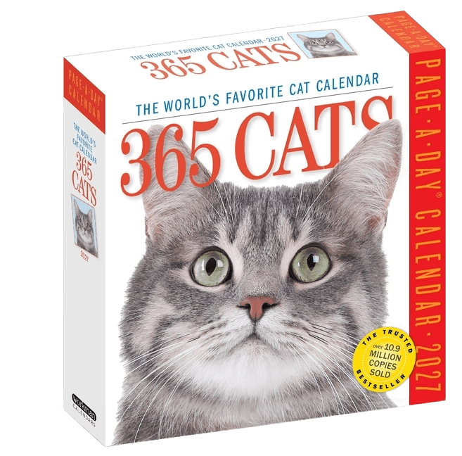 365 Cats Page-A-Day(r) Calendar 2027: The World's Favorite Cat Calendar