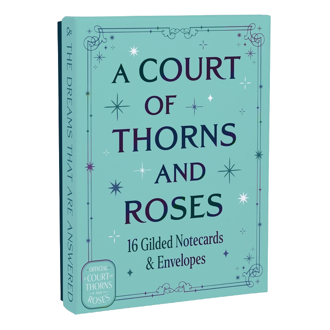 A Court of Thorns and Roses Official Gilded Notecards