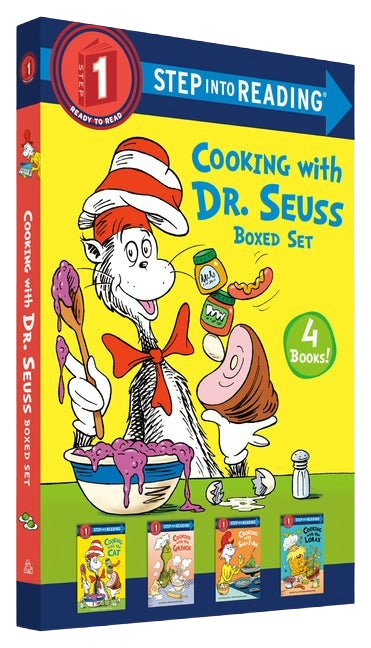Cooking with Dr. Seuss Step Into Reading 4-Book Boxed Set: Cooking with the Cat; Cooking with the Grinch; Cooking with Sam-I-Am; Cooking with the Lora