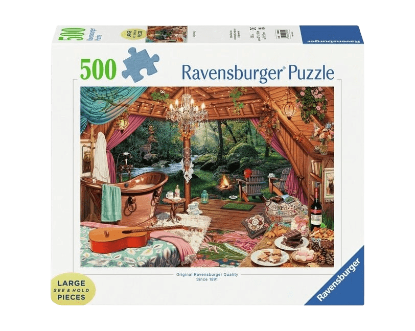 Cozy Glamping 500 PC Large Format Puzzle