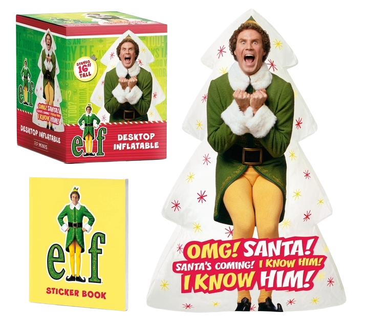 Elf: Desktop Inflatable Buddy the Elf: Stands 16" Tall