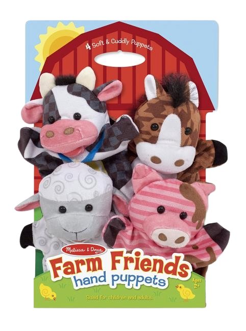 Melissa & Doug: Farm Friends Hand Puppets