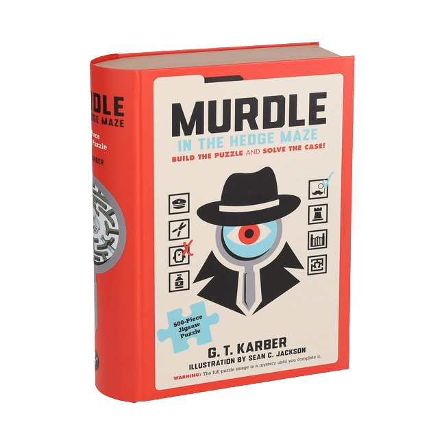 Murdle in the Hedge Maze 500-Piece Jigsaw Puzzle