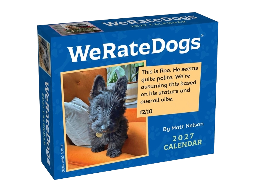 WeRateDogs 2027 Day-To-Day Calendar