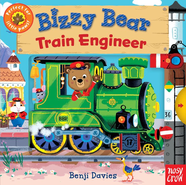 Bizzy Bear: Train Engineer: (Interactive Board Book for Toddlers - With Sturdy Tabs and Slides to Push and Pull) - Ingram