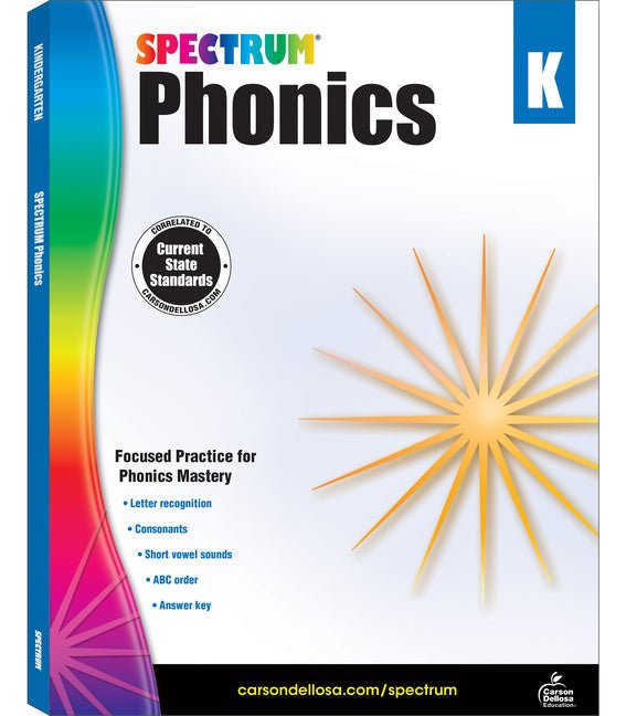 Spectrum Phonics, Grade K: Volume 90 - Ingram