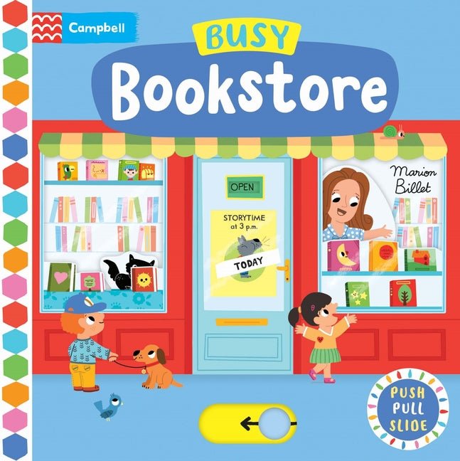 Busy Bookstore: Push, Pull, Slide - Ingram