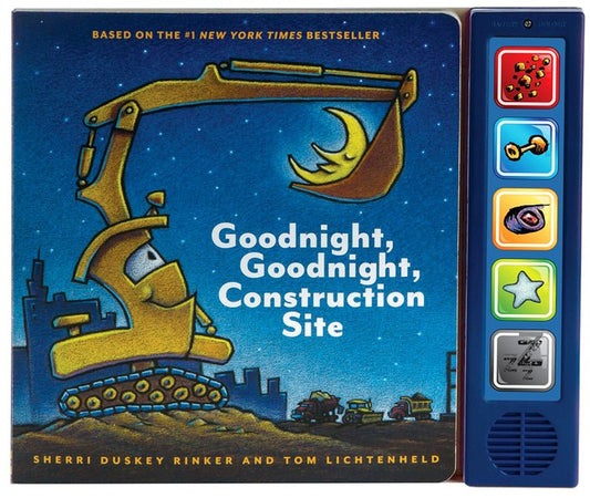 Goodnight, Goodnight, Construction Site Sound Book: (Construction Books for Kids, Books with Sound for Toddlers, Children's Truck Books, Read Aloud Bo - Ingram