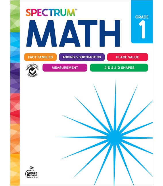 Spectrum Math Workbook, Grade 1 - Ingram
