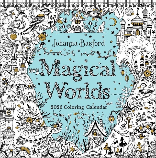 Johanna Basford's 2026 Coloring Wall Calendar - Ingram