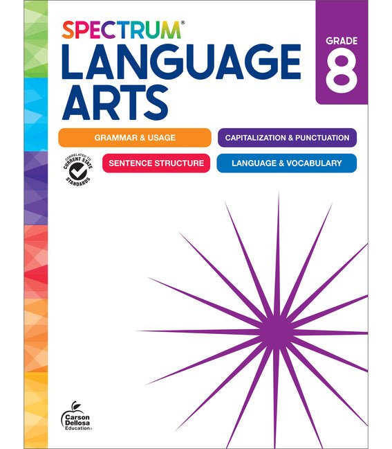 Spectrum Language Arts Workbook, Grade 8 - Ingram