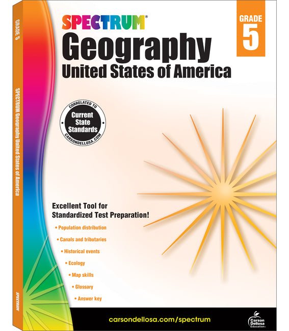 Spectrum Geography, Grade 5: United States of America Volume 95 - Ingram