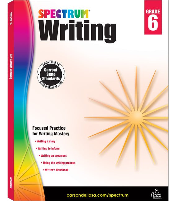 Spectrum Writing, Grade 6: Volume 40 - Ingram
