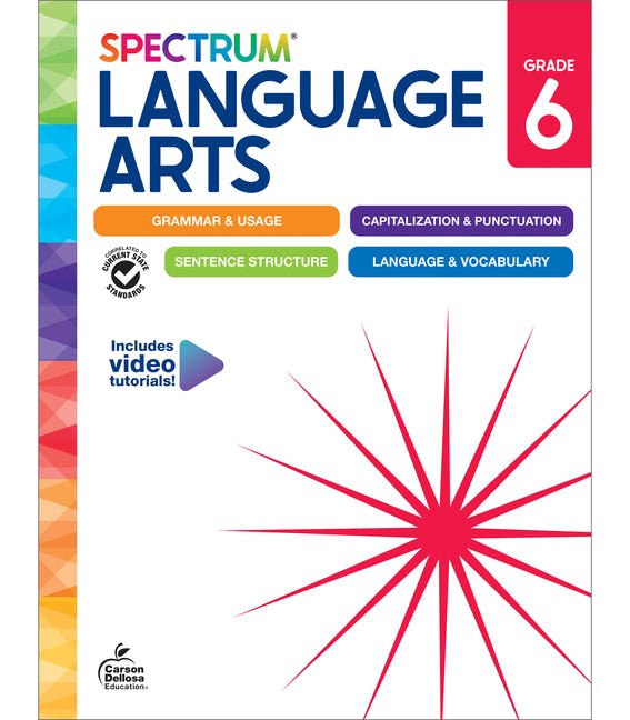 Spectrum Language Arts Workbook, Grade 6 - Ingram