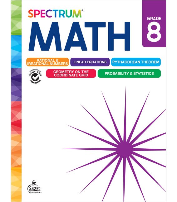Spectrum Math Workbook, Grade 8 - Ingram