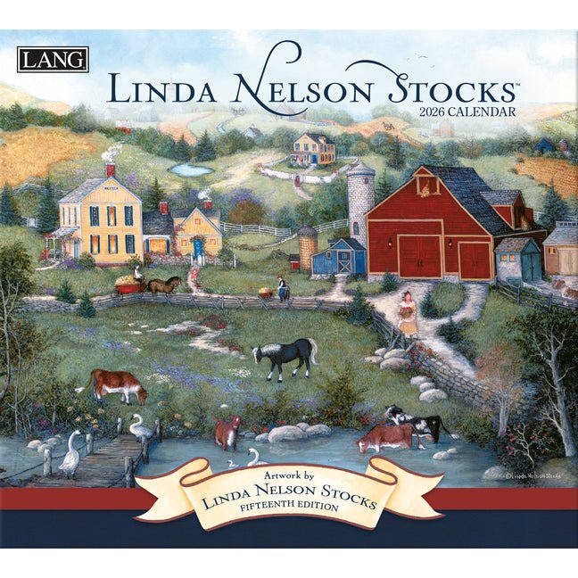 Linda Nelson Stocks 2026 Wall Calendar - Ingram