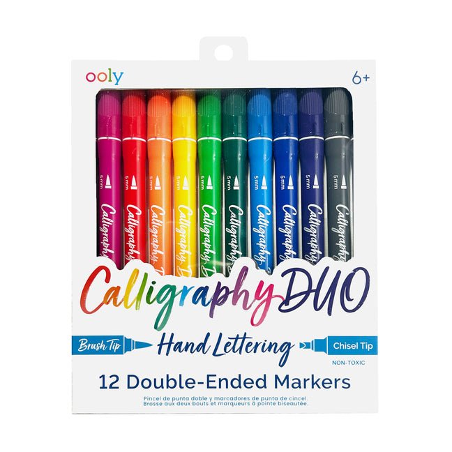Calligrapghy Duo Markers - Set of 12 - Ingram