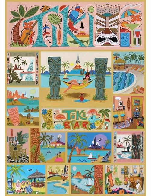 Tiki Time 1000 Piece Jigsaw Puzzle - Ingram