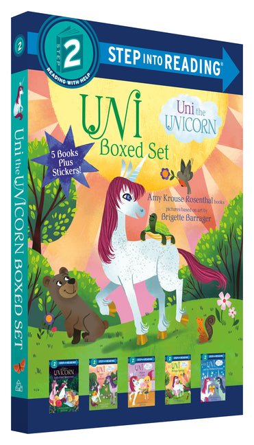 Uni the Unicorn Step Into Reading Boxed Set: Uni Brings Spring; Uni's First Sleepover; Uni Goes to School; Uni Bakes a Cake; Uni and the Perfect Prese - Ingram