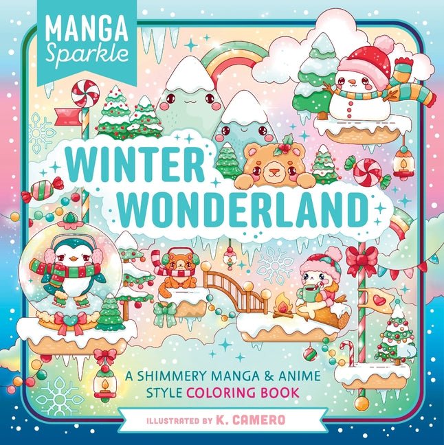 Manga Sparkle: Winter Wonderland: A Shimmery Anime & Manga Style Coloring Book - Ingram