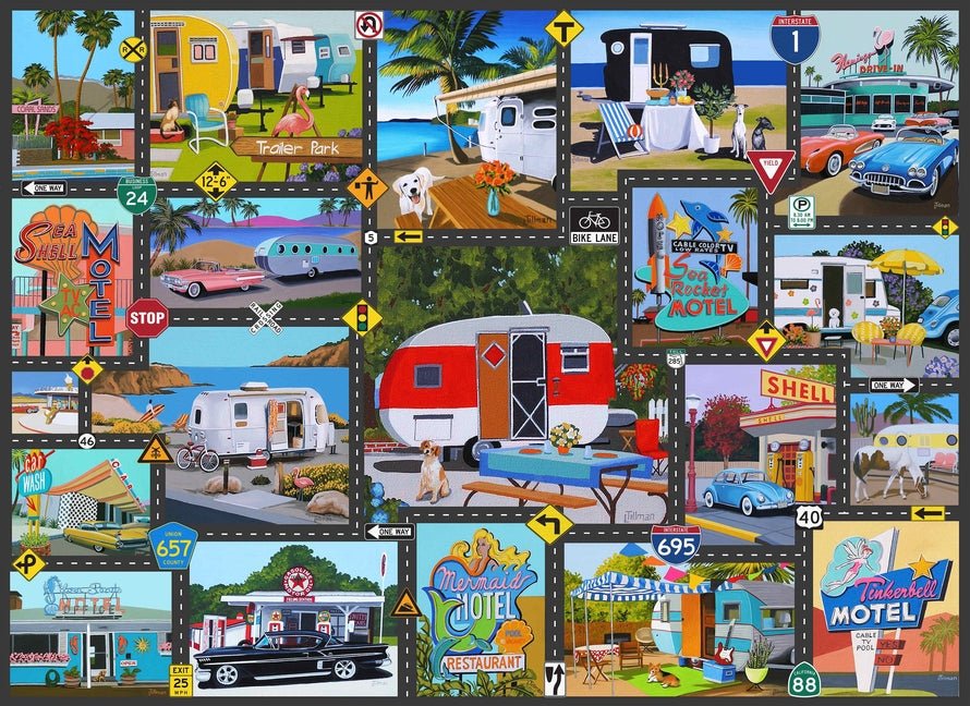 Road Trip USA 1000 Piece Jigsaw Puzzle - Ingram