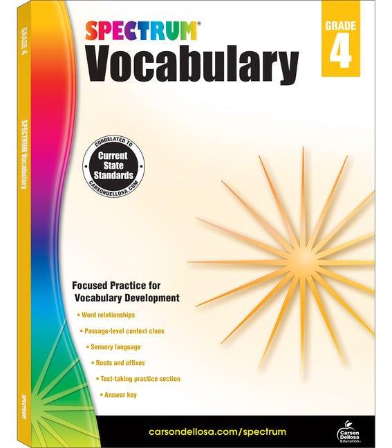 Spectrum Vocabulary, Grade 4: Volume 87 - Ingram