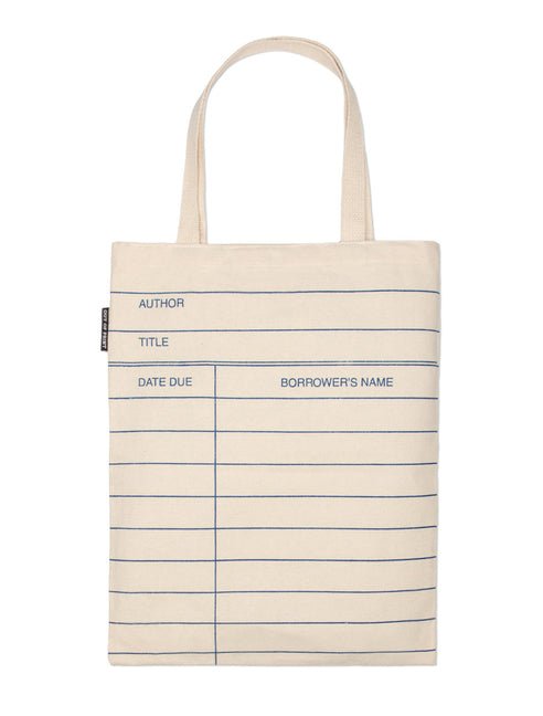 Library Card (Natural) Tote Bag - Ingram