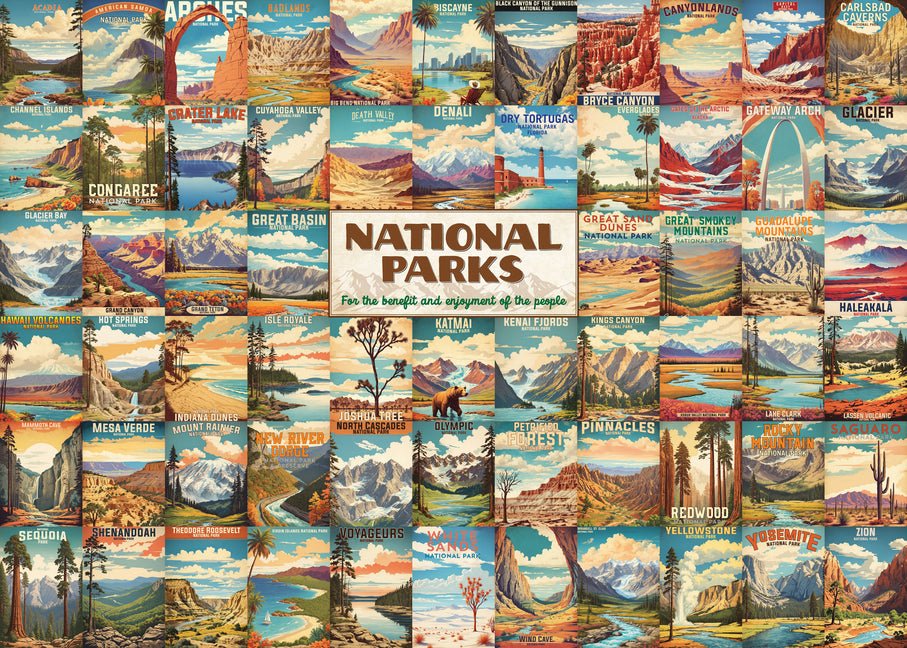 National Parks 1000-Piece Jigsaw Puzzle