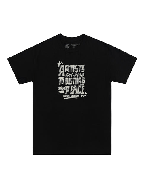 James Baldwin: Artists Are Here to Disturb the Peace Unisex T-Shirt