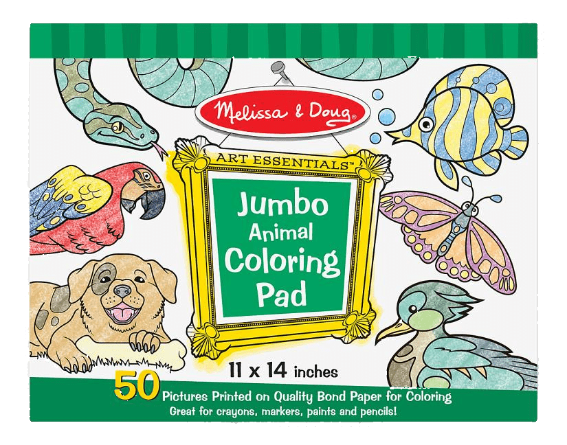 Jumbo Coloring Pad - Animal
