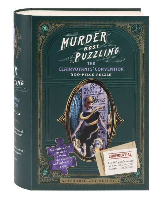Murder Most Puzzling: The Clairvoyants' Convention 500-Piece Puzzle - Ingram