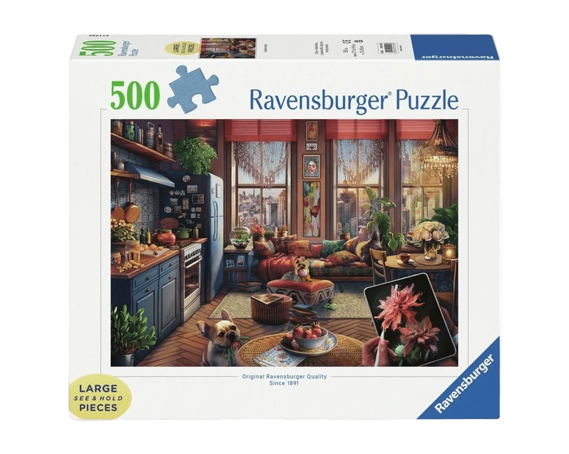 Cozy Boho Studio 500 PC Large Format Puzzle