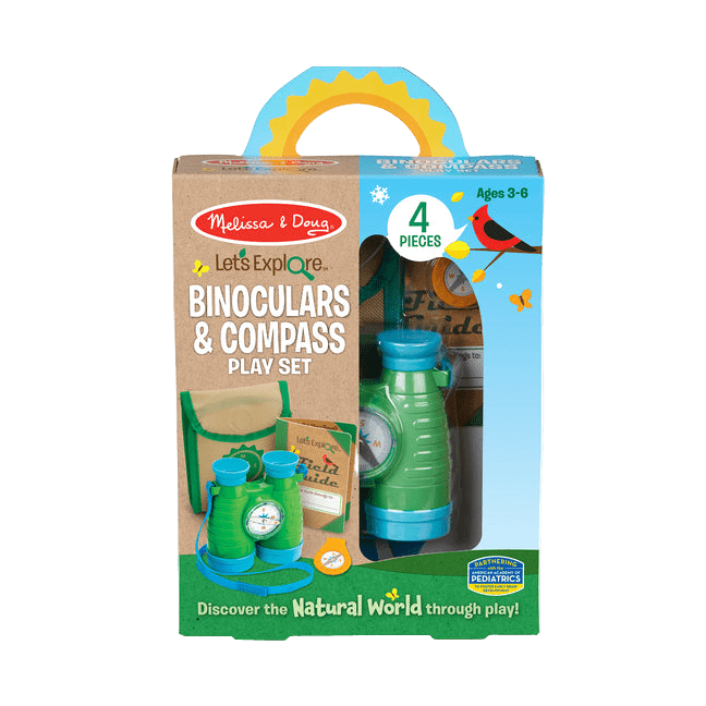 Melissa and Doug Let's Explore Binoculars & Compass Play Set