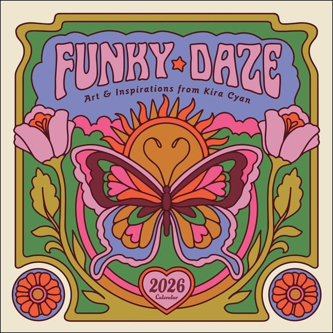 Kira Cyan 2026 Wall Calendar: Funky Daze Art & Inspirations - Ingram