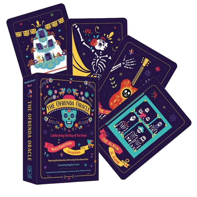 The Ofrenda Oracle: Celebrating the Day of the Dead/Celebrando El Día de Muertos (60 Full-Color Cards and 136-Page Guidebook)