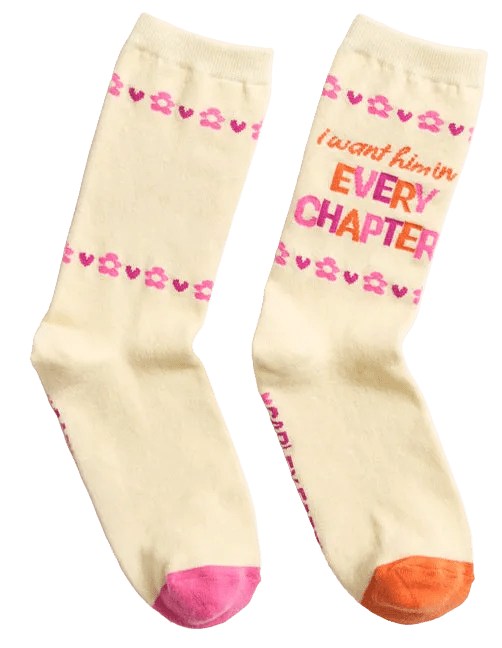 Carley Fortune Every Chapter Socks - Large