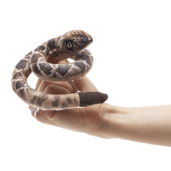 Rattlesnake Finger Puppet