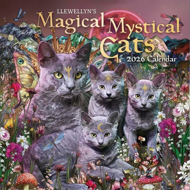 Llewellyn's 2026 Magical Mystical Cats Calendar - Ingram