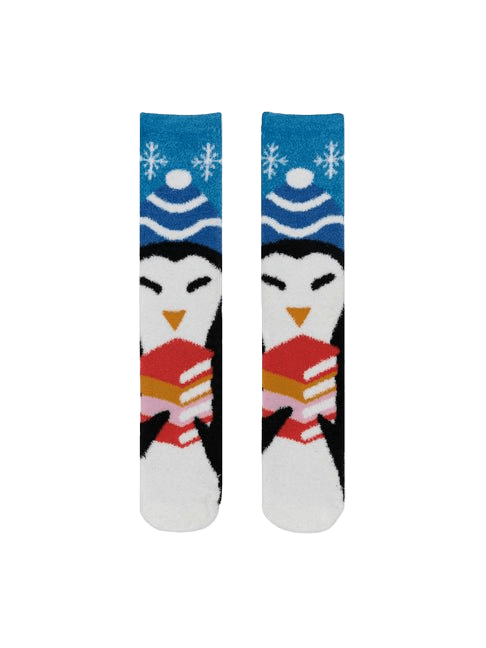 Penguin Reads Cozy Socks