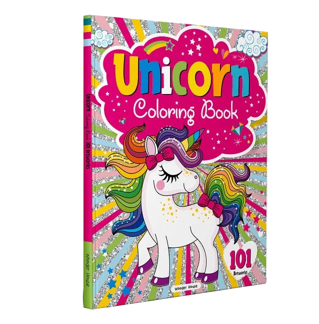 101 Unicorn Colouring Book: Fun Activity Colouring Book for Children