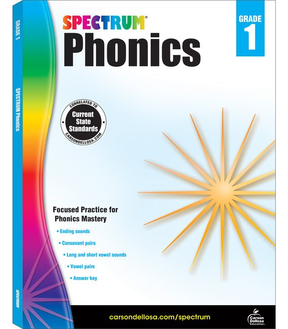 Spectrum Phonics, Grade 1: Volume 91 - Ingram