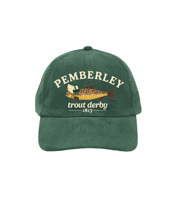 Jane Austen's Pride and Prejudice - Pemberley Trout Derby Hat