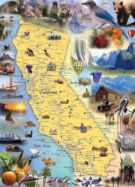 California Jigsaw Puzzle - Ingram