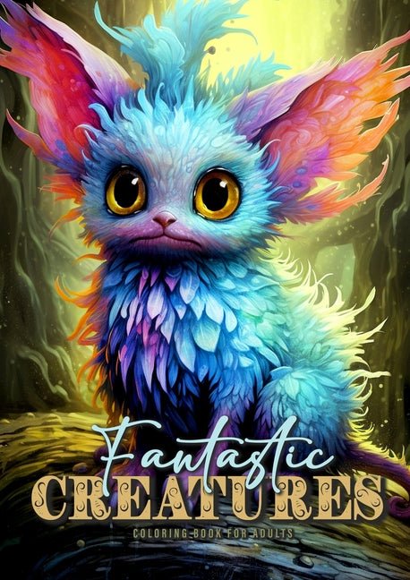 Fantastic Creatures Coloring Book for Adults: cute Creatures Coloring Book Grayscale cute Monsters Coloring Book for Adults Fantasy Beasts Coloring Bo - Ingram