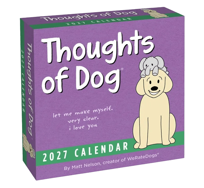 Thoughts of Dog 2027 Day-To-Day Calendar