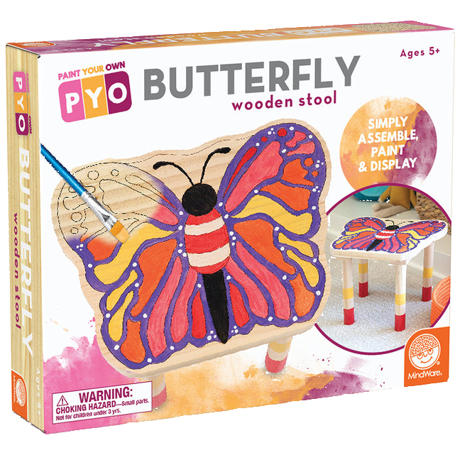 Paint Your Own: Butterfly Stool