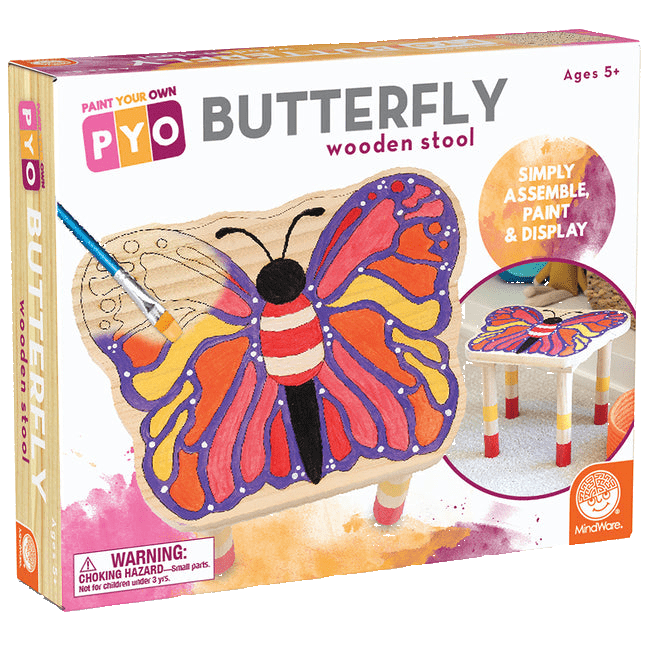 Paint Your Own: Butterfly Stool