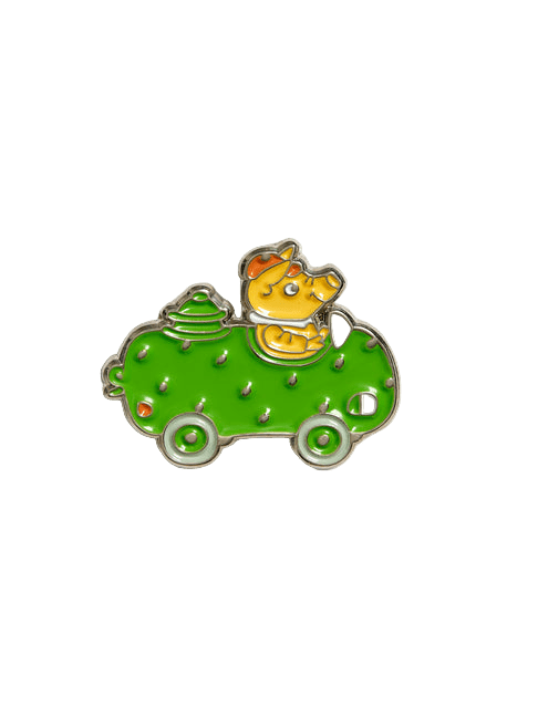 Richard Scarry: Pickle Car Enamel Pin