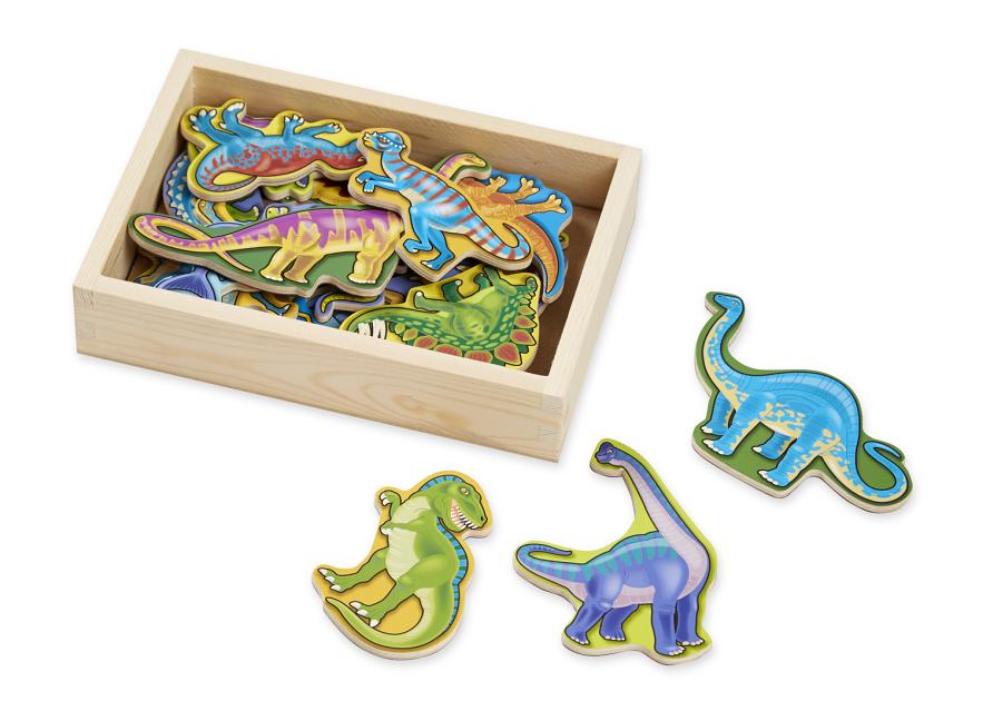 Melissa & Doug Wooden Dinosaur Magnets - Ingram
